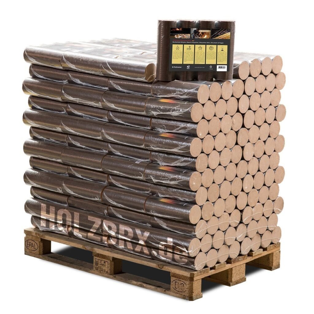 Beechwood briquettes 960kg pallet – POLLMEIER Premium Plus