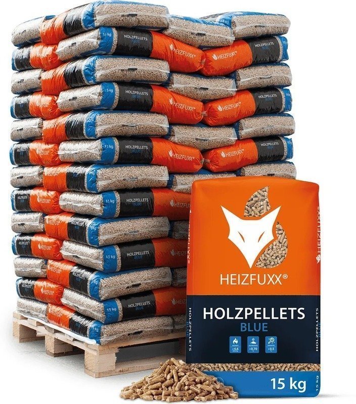 Holzpellets Blue 65 x 15 kg