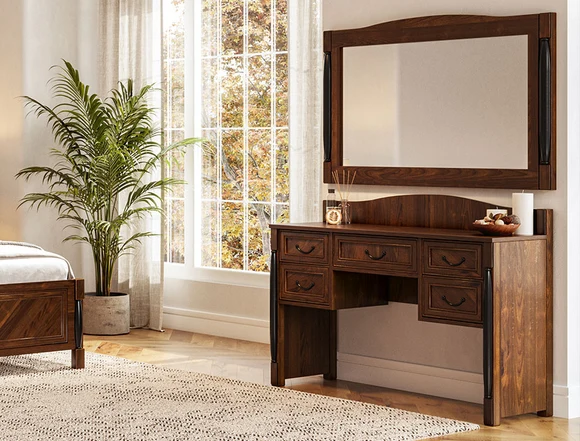 Zovrilo Charm Bedroom Vanity Set With Mirror