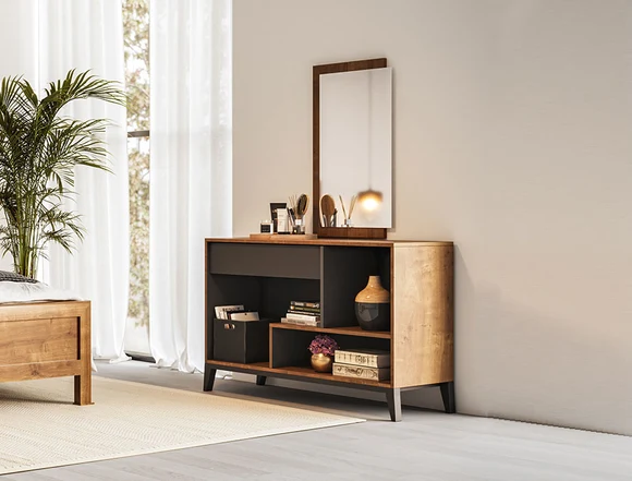 Zovrilo Quest Bedroom Vanity Set With Mirror