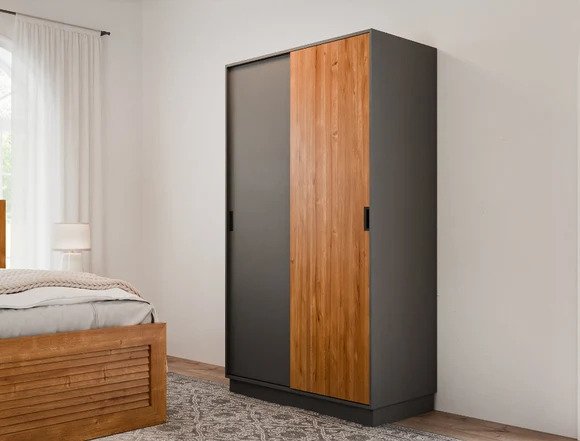 Zovrilo Sliding Wardrobe 2 Door