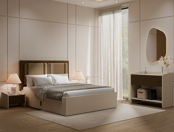 Zovrilo Vault Bed With Side Table